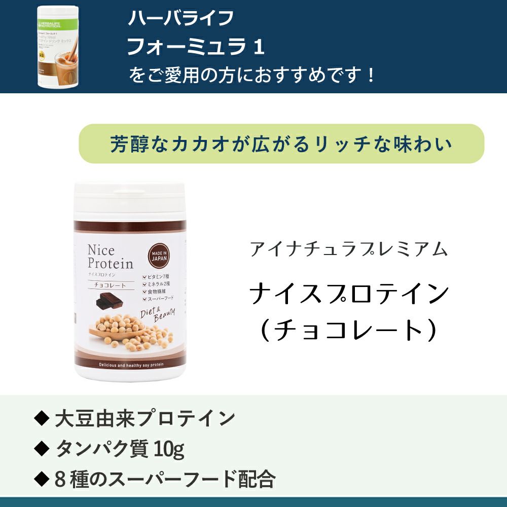 アイナチュラプレミアム ナイスプロテイン（チョコレート） | アイ  