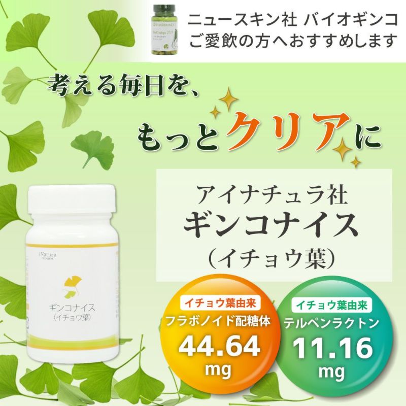 アイナチュラプレミアム　ギンコナイス（イチョウ葉）