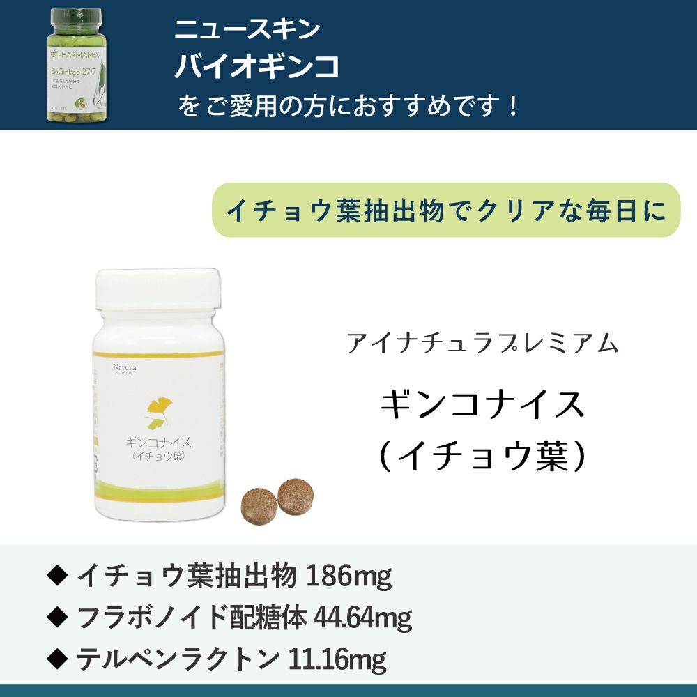 アイナチュラプレミアム　ギンコナイス（イチョウ葉）