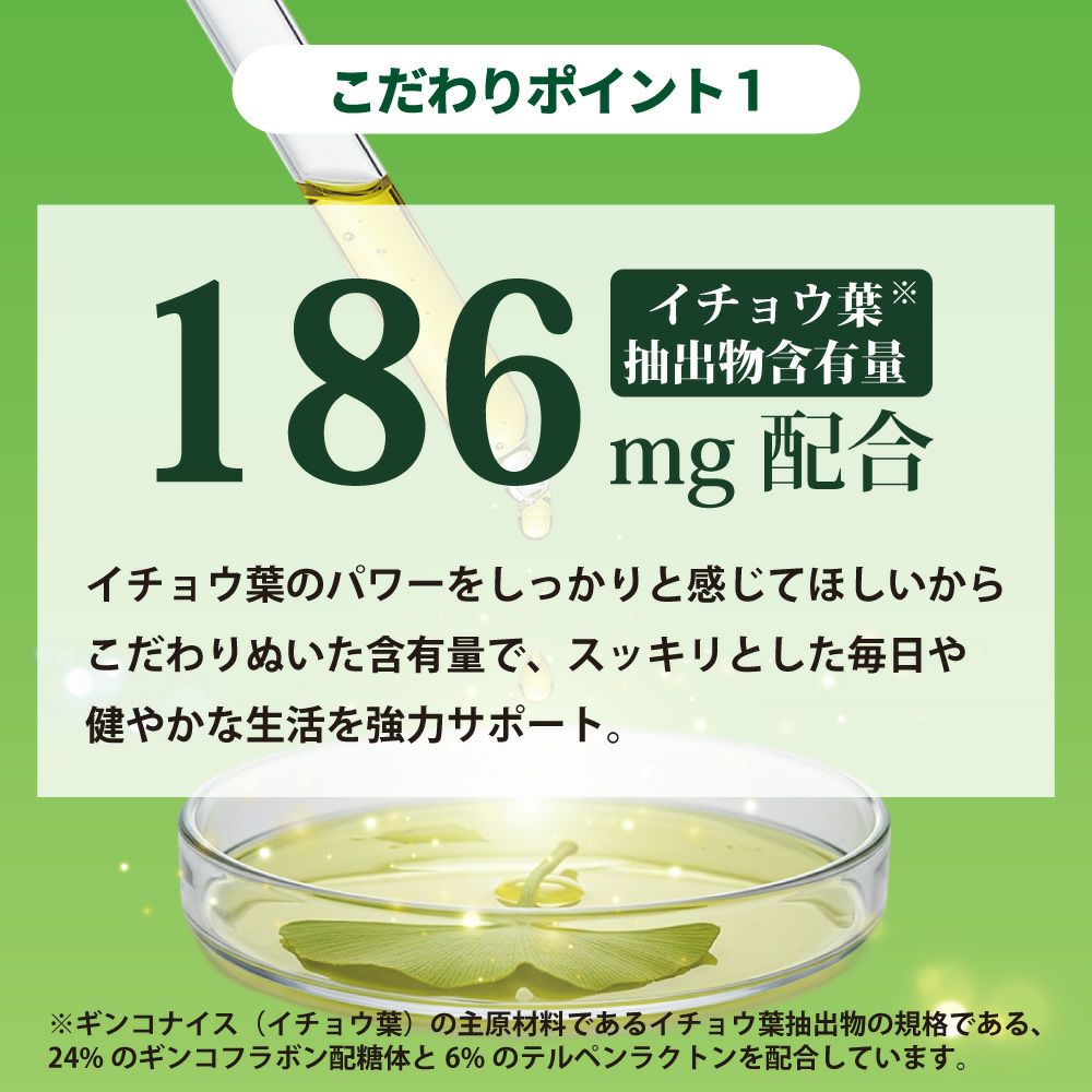 アイナチュラプレミアム　ギンコナイス（イチョウ葉）