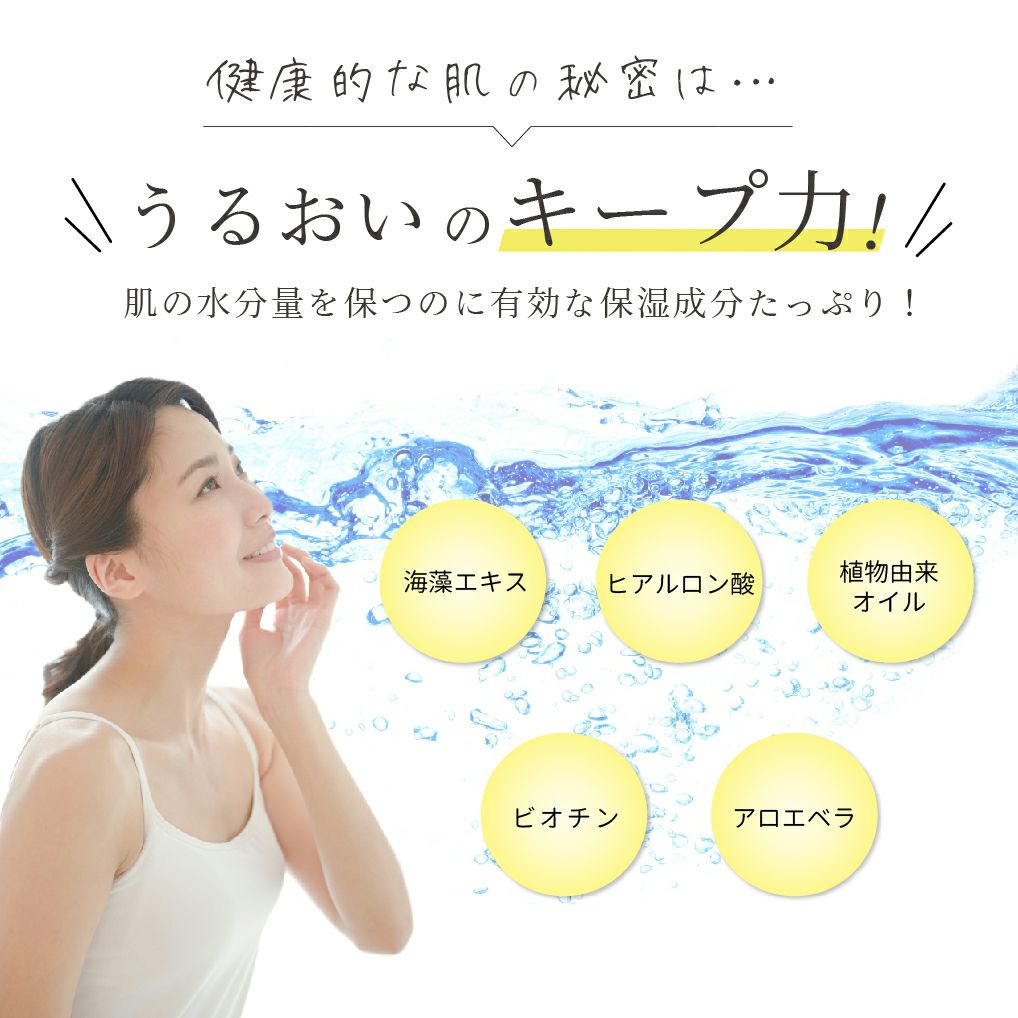 Rクリームはうるおいのキープ力が違います！