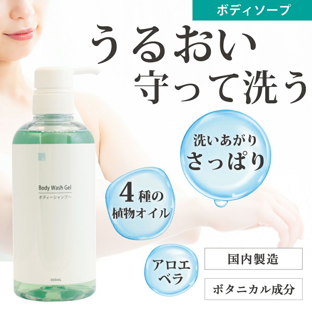ボディウォッシュジェルは潤いをまおって洗う